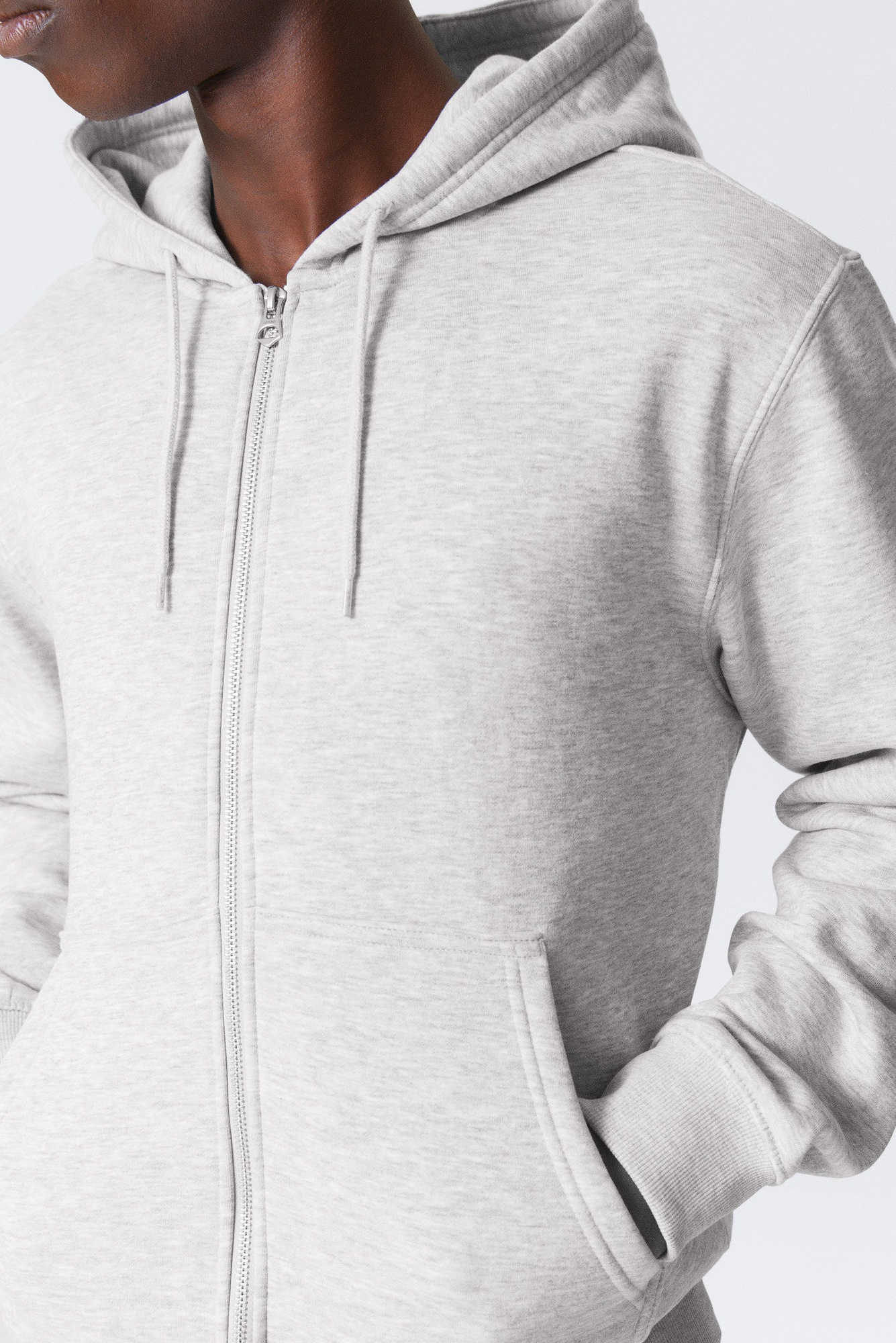 GuruGuru Zip Hoodie (Light Gray) Mサイズ lightmarlgreyziphoodie_600x.