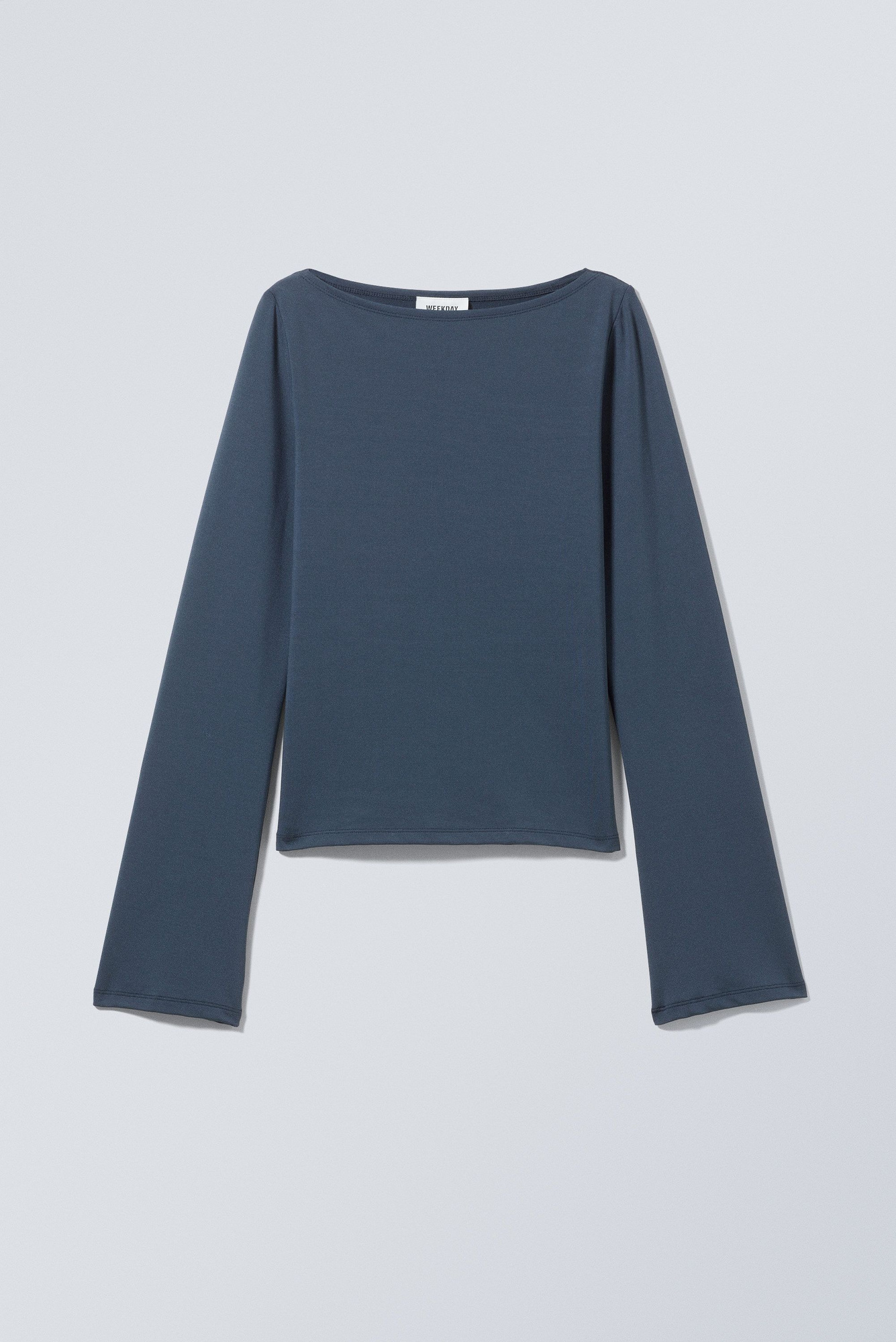 sunsea SNM-BLUE w/耳 BOAT-NECK SHIRT sunsea SNM-BLUE w/耳 BOAT-NECK SHIRT