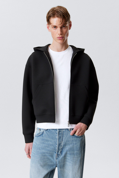 ◆SATUR◆ Weekend Summer Knit Hooded Zip-Up Resort Black SA2 Samco Insulated Quilted Sweatshirt (8647 / #647) | Samco