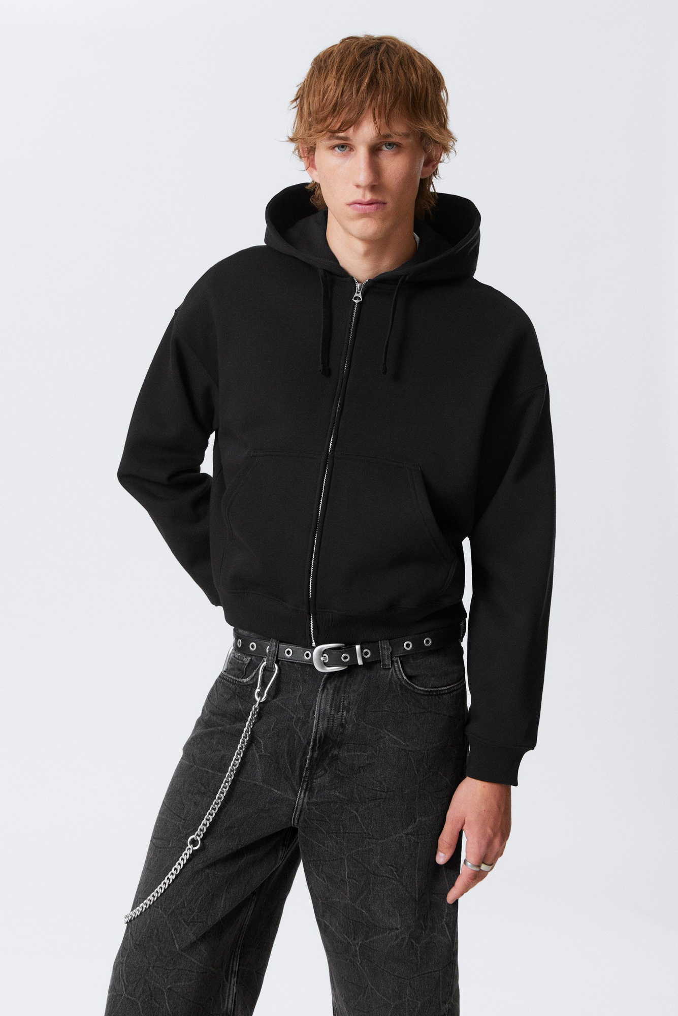 週末限定セール198club Zip-Up Hoodie Black L F24_120-14-182-BLACK_LAY-