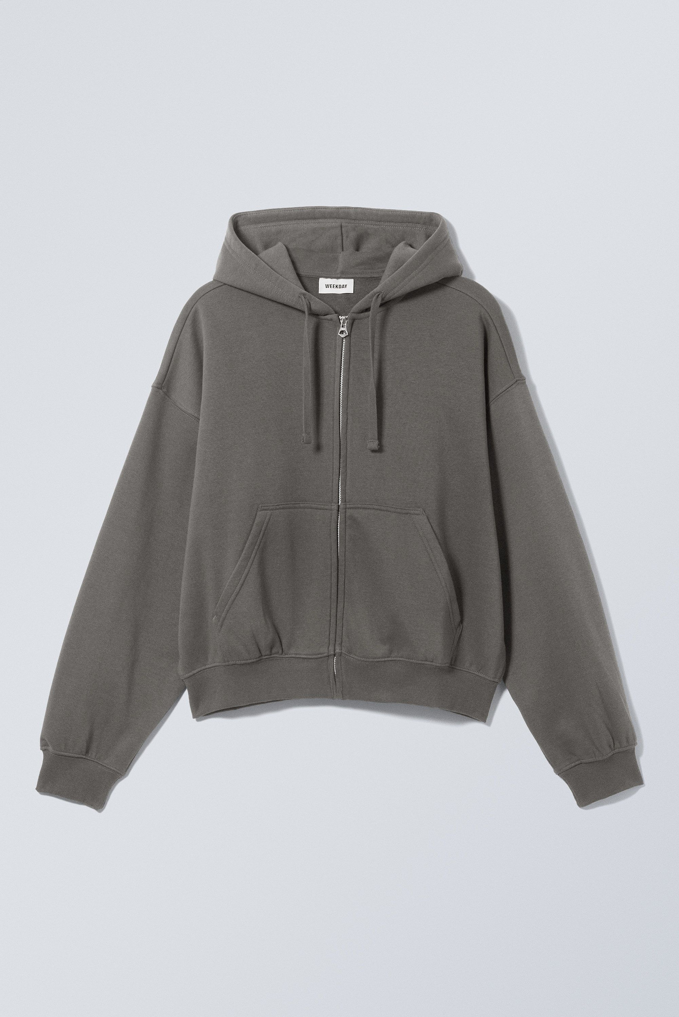 ★英国発*WEEKDAY*新作*スキューバZIPフーディ/GREY★ simon scuba zip hoodie - Grey Melange | Weekday WW