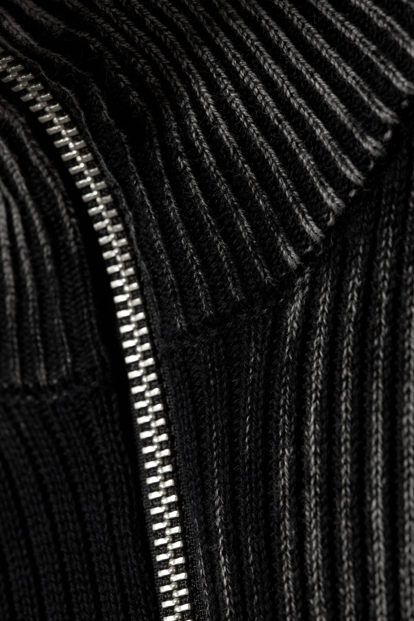 YOKE 24SS RIB ZIP UP CARDIGAN SIZE：2 試着のみサイズ2 24SS YOKE RIB ZIP-UP CARDIGAN