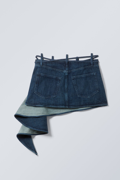 [INSTANTFUNK] denim wrap skirt /追跡付 BAPY® Denim wrap skirt | Bape official website – INT.BAPE.COM
