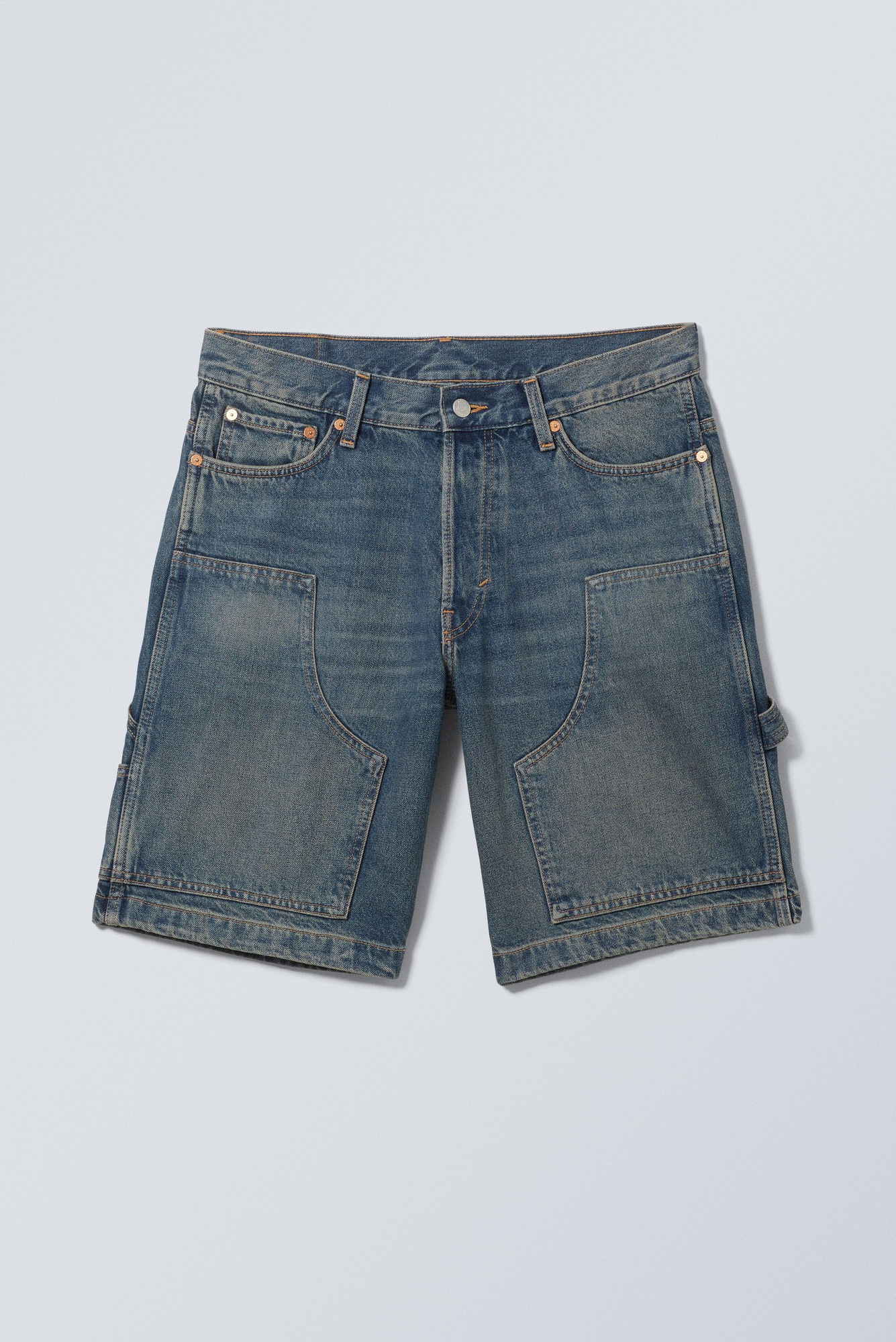 【JEMUT】23SS★ Simon Carpenter Denim Half Pants JEMUT] Simon Carpenter Denim Half Pants デニム・ジーンズ