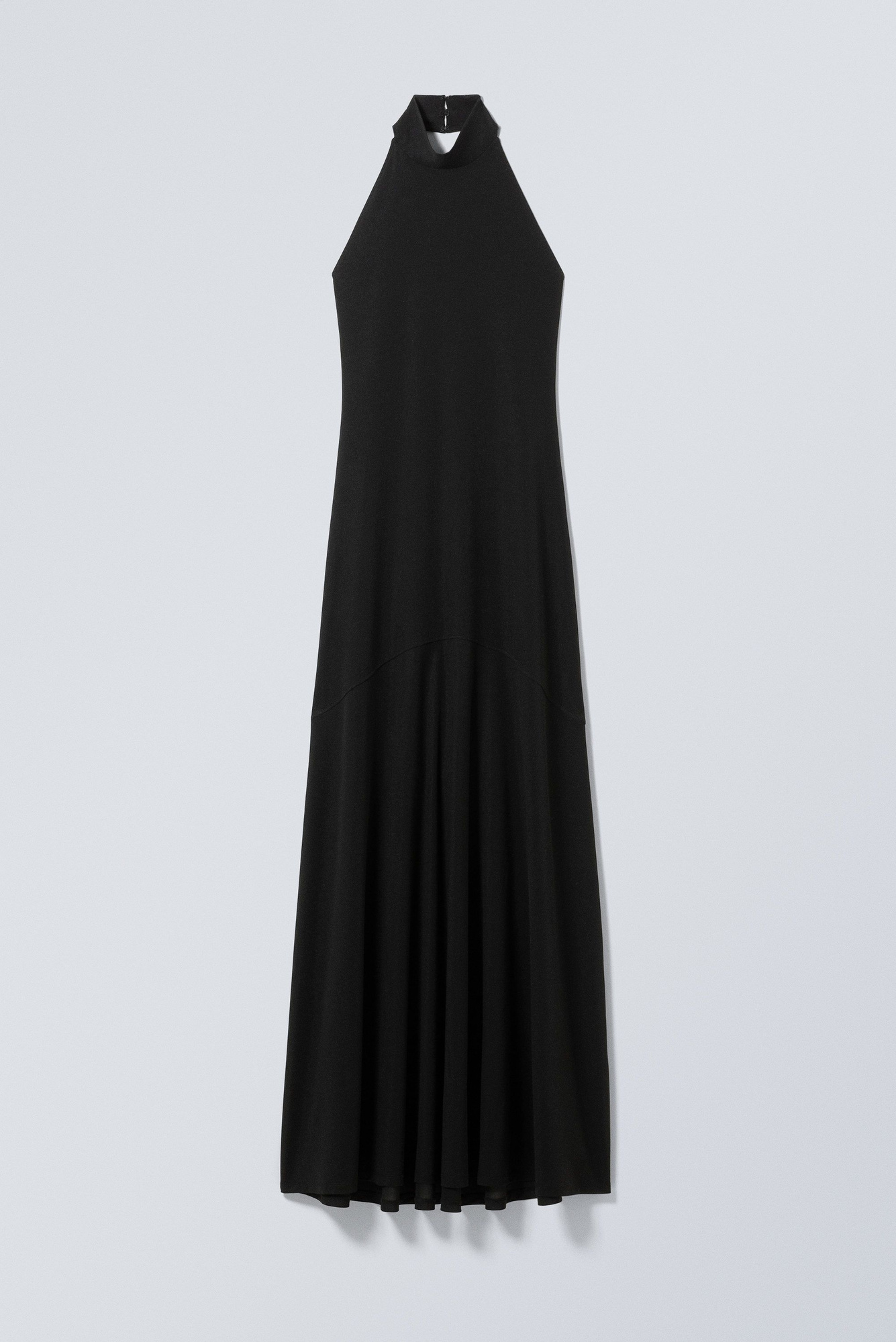 【OPEN YY】JERSEY HALTER DRESS, BLACK Dress