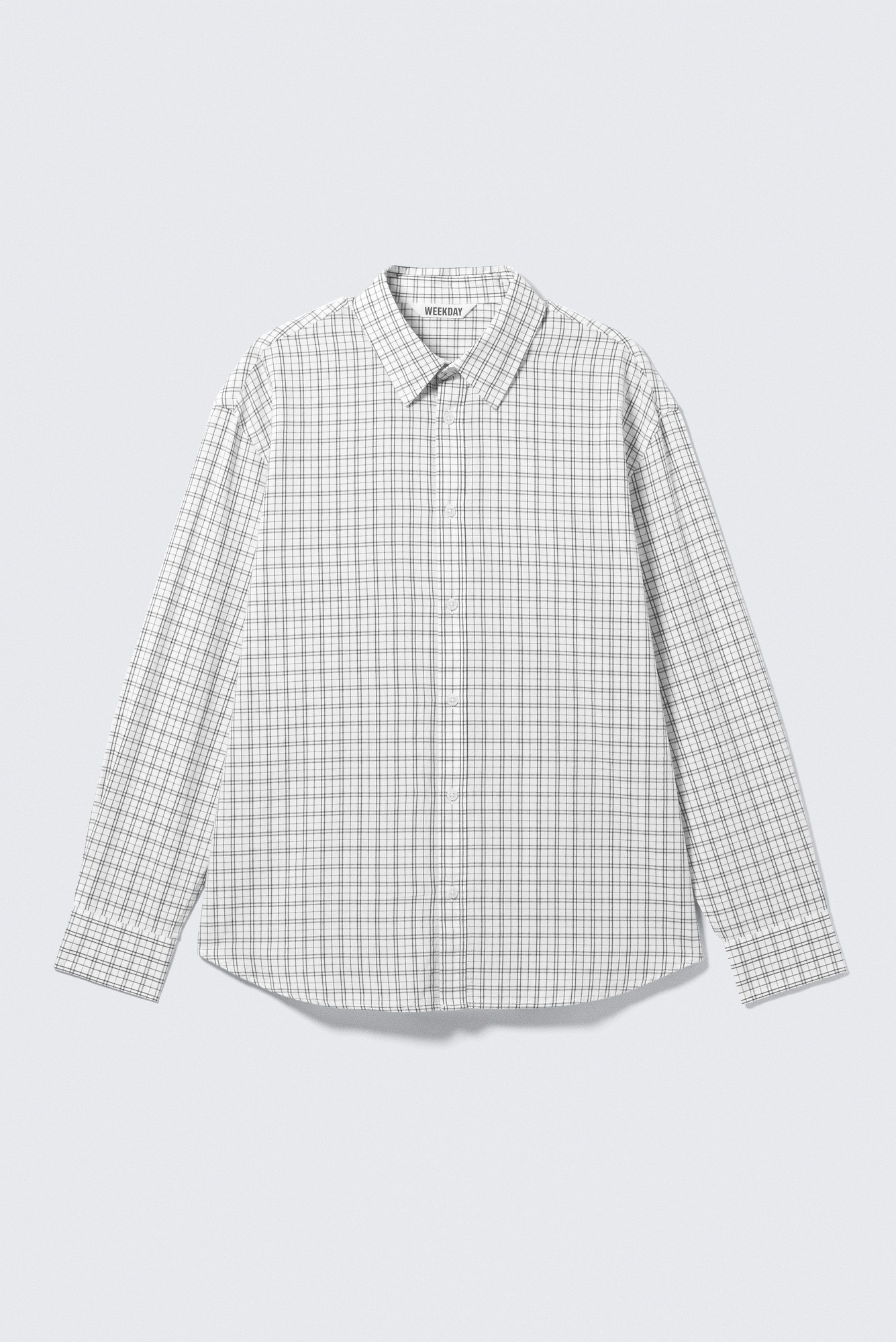 ☆OY☆ OVERSIZE LAYERED CHECK SHIRTS-WHITE 4606_34d366c68a_f60bf8d752259f