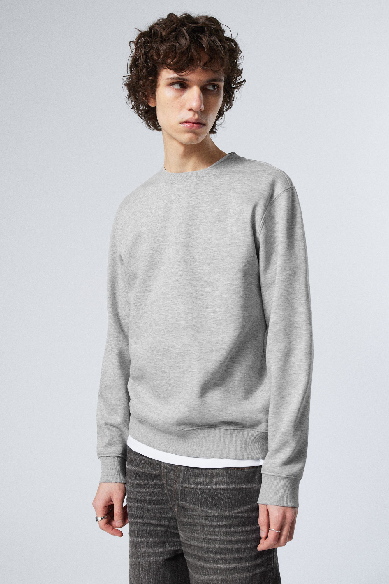 ジーナシス【SAWA企画】NUMBERING SWEAT グレーL SEQUENZ（シークエンズ）】DOUBLE KNEE WASHED SWEAT PANTS