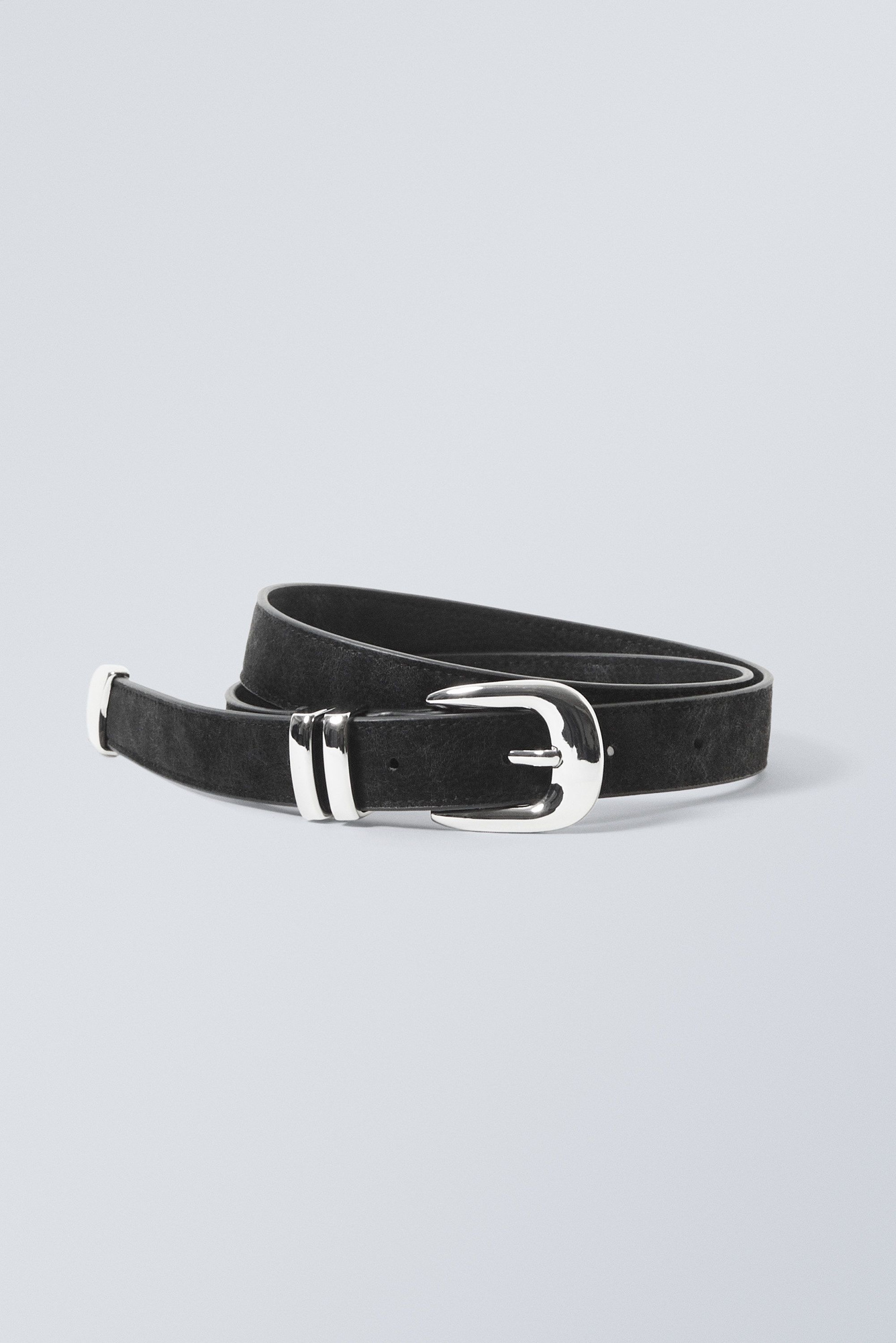 western faux leather belt - Black | Weekday WW