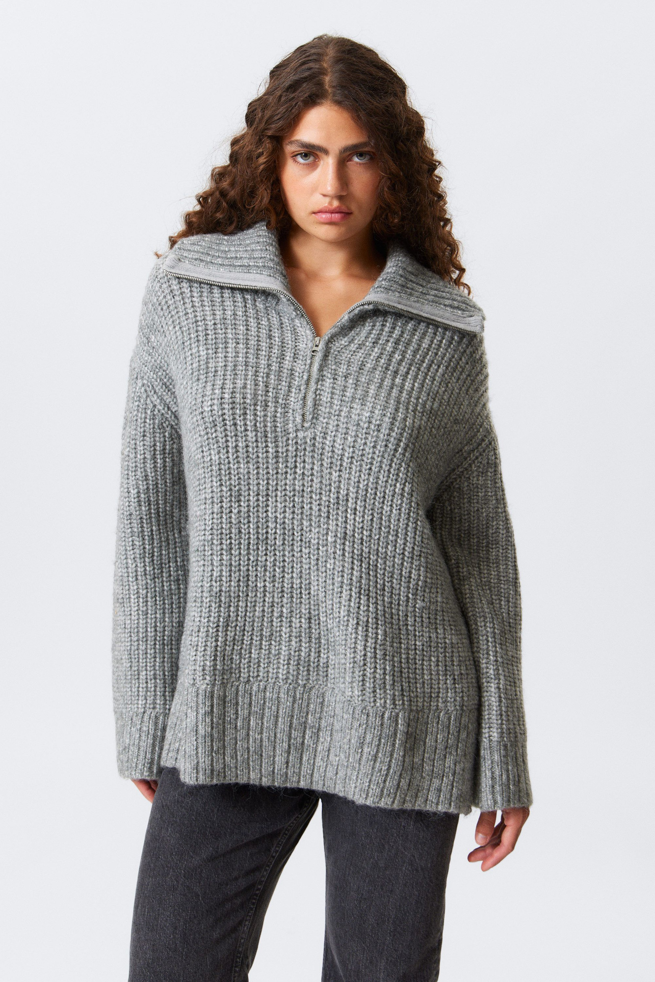 トップス heve Tinker Knit gray Tinker Knit gray | HEVE