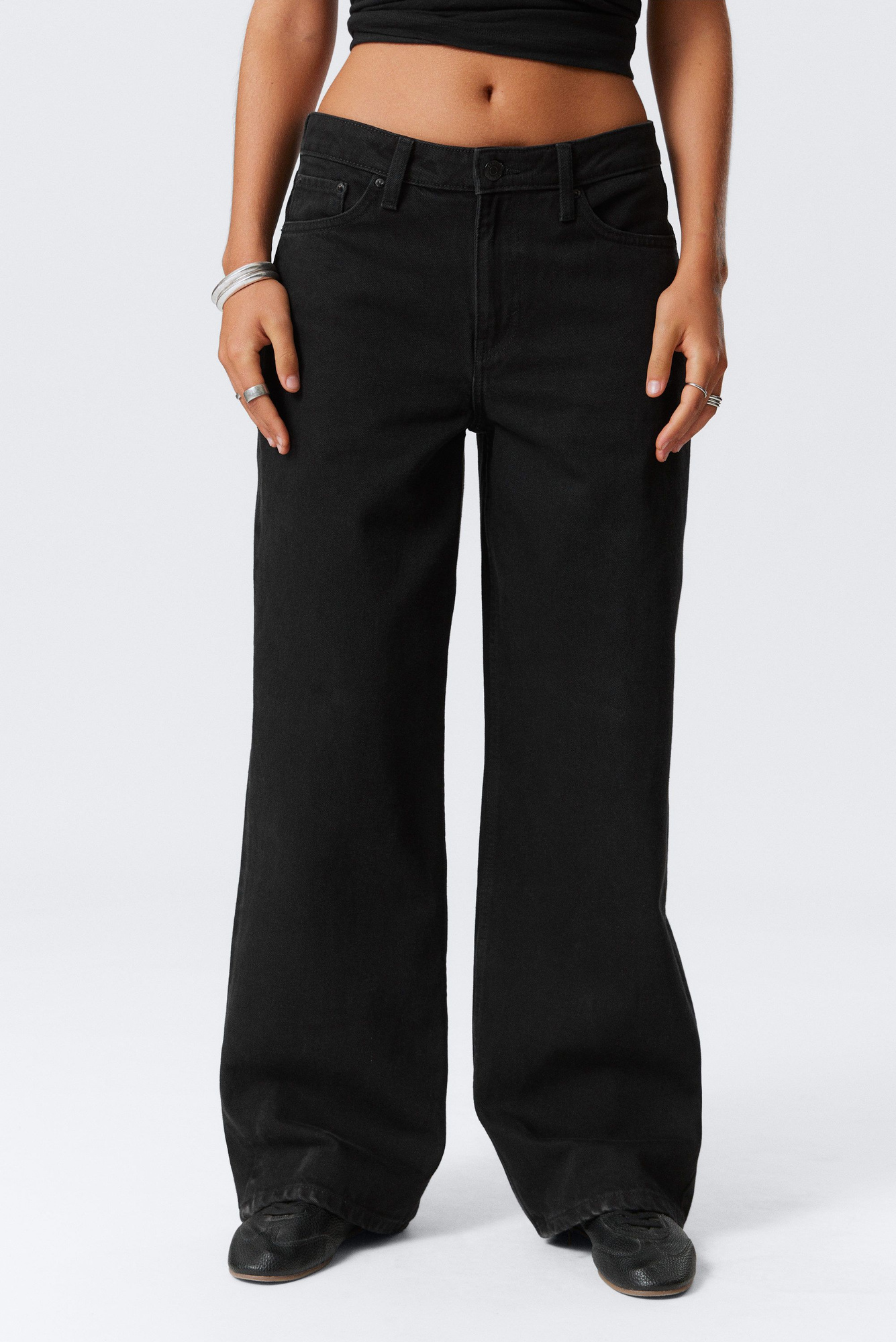 na.e Wide Loose Jeans_Black（outlet／L通常丈） Wide Loose Jeans _Deep Blue | Na.e