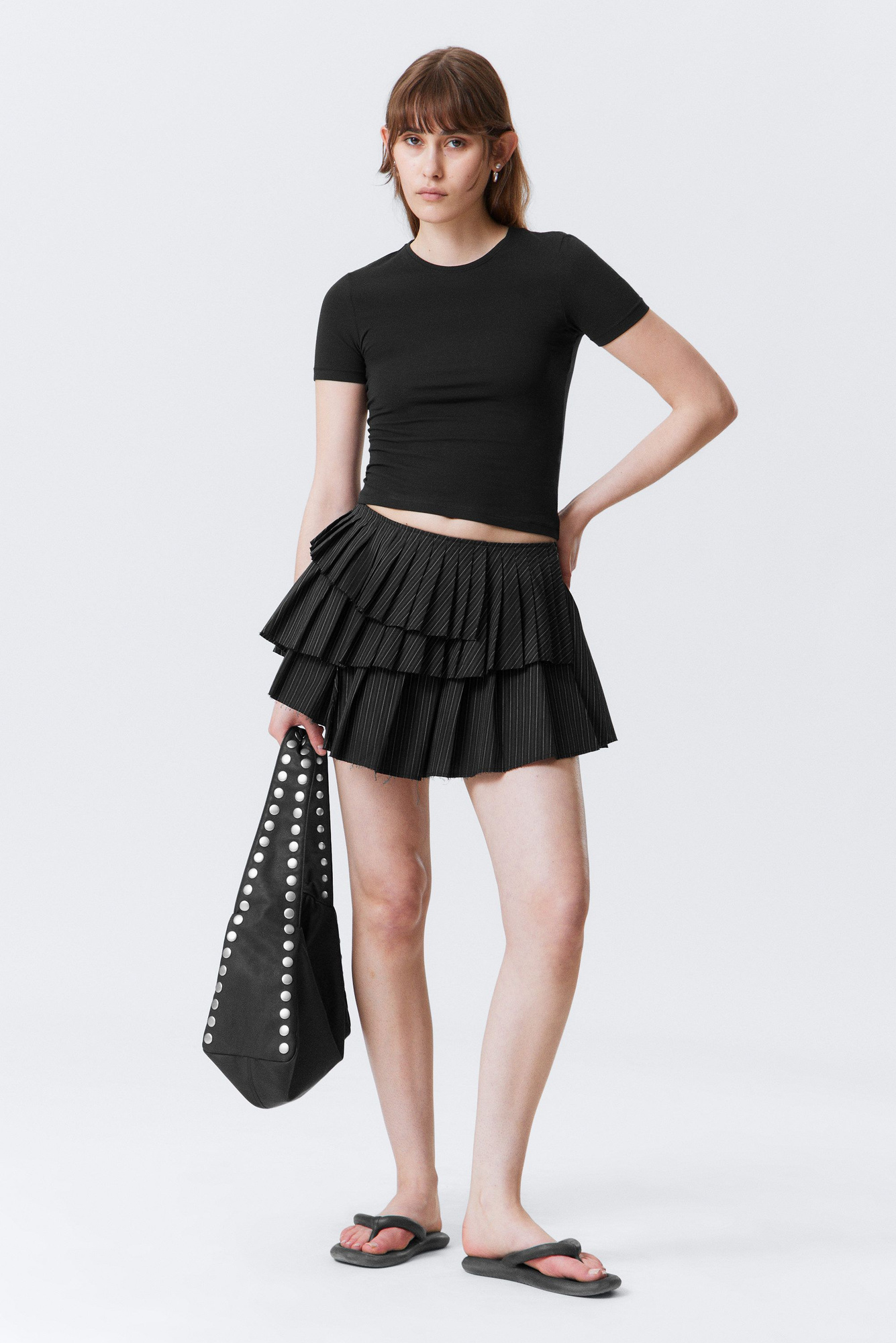 【in a row】Eddie pleated mini skirt EDIKTED Margaret Low Rise Ribbon Pleated Miniskirt | Nordstrom