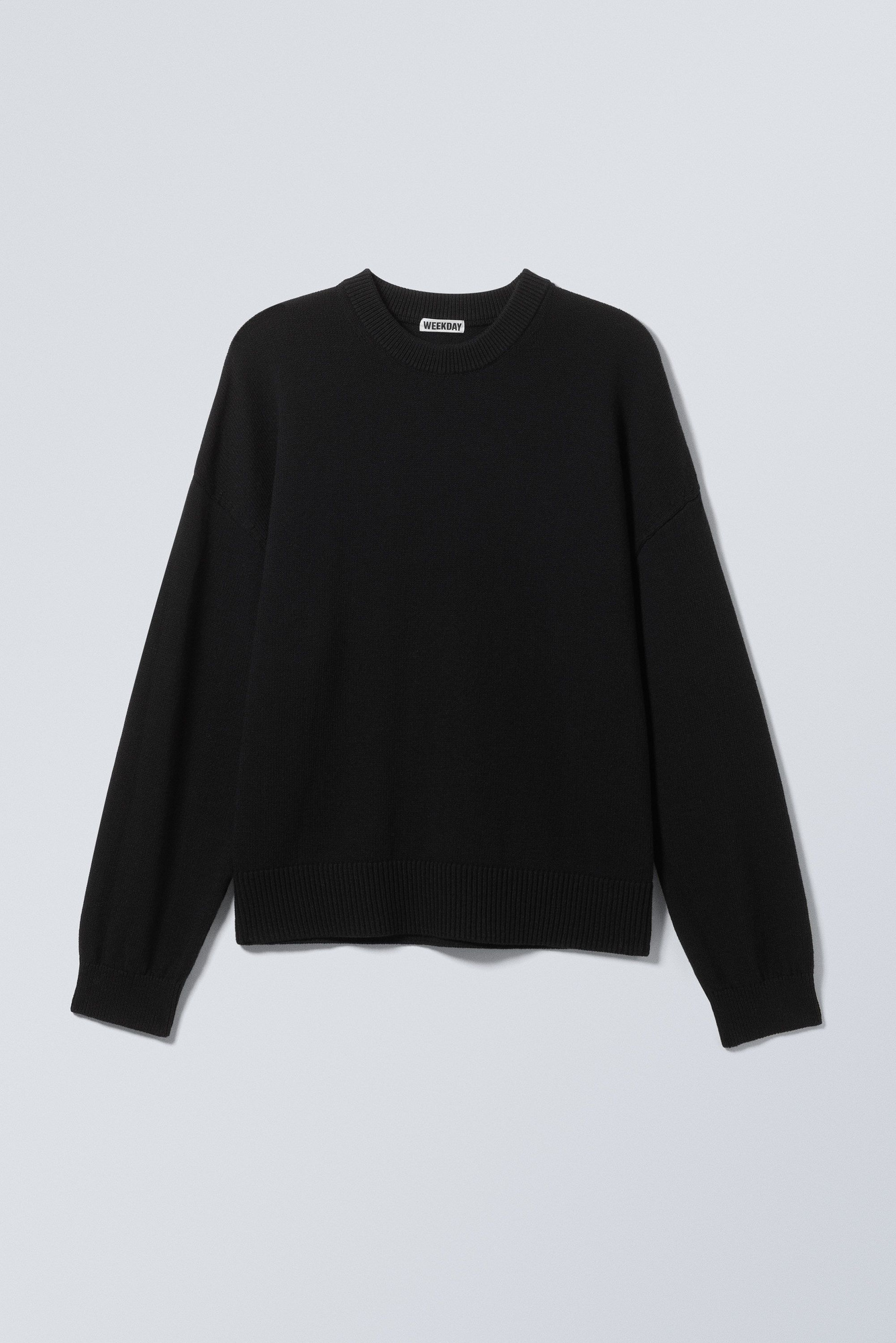 FORTLESS / SWEATER / COTTON Sサイズ BLACK Black Cotton Fleece Pullover Sweatshirt | Athleisure