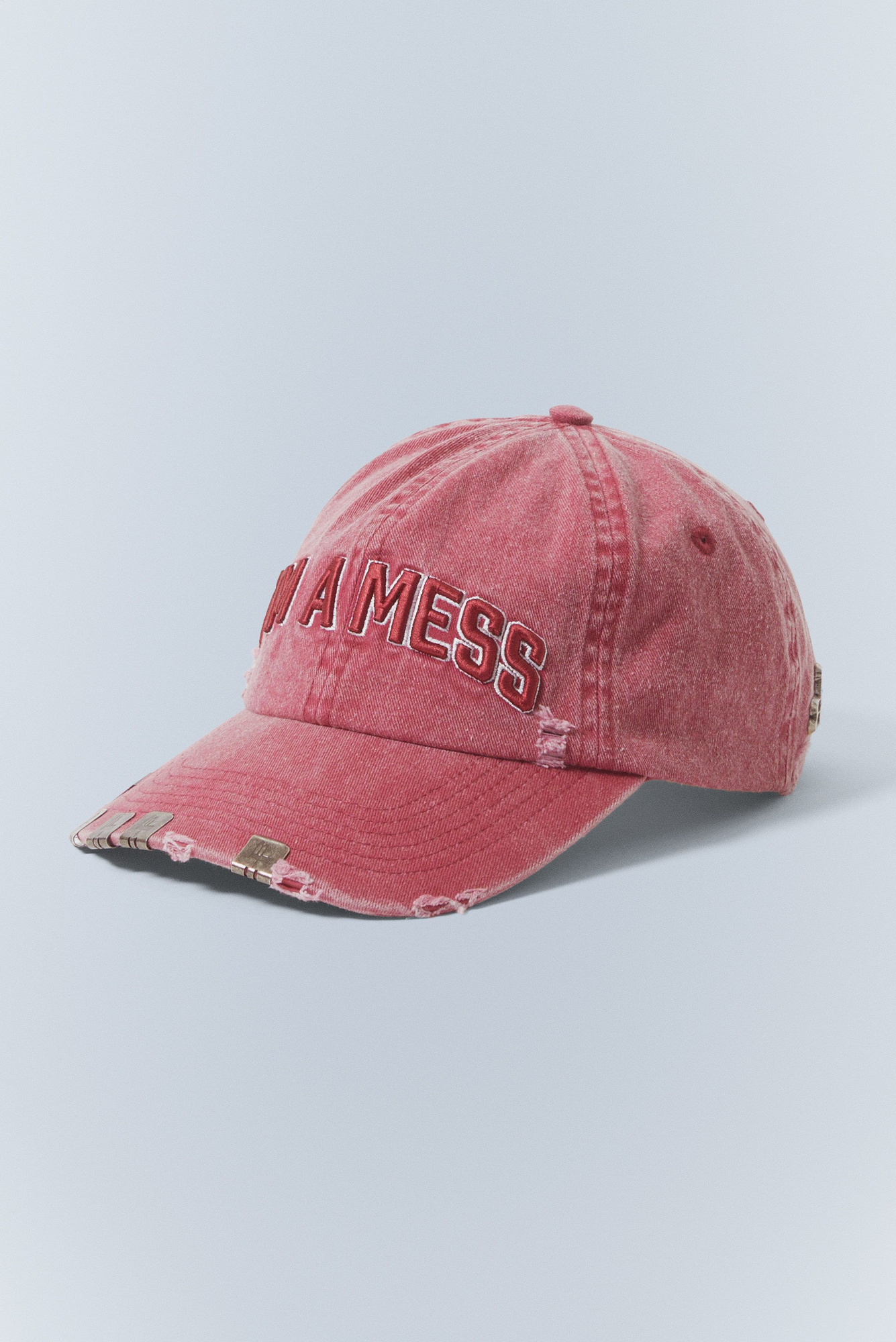 ラスト1点　新品　BRIEFING FD MEN’S FADED CAP cm x lb red sun-faded unisex baseball cap - Sun-Faded Red