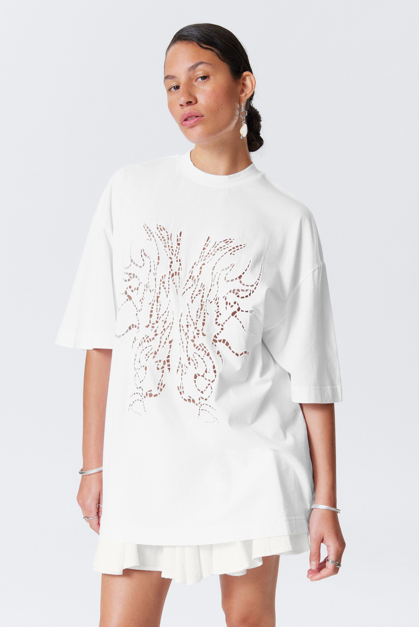 VELENCE Oversize Shirt Sサイズ BrightWin WIHOLL Womens Summer Tops 2025 Trendy Short Dolman Sleeve