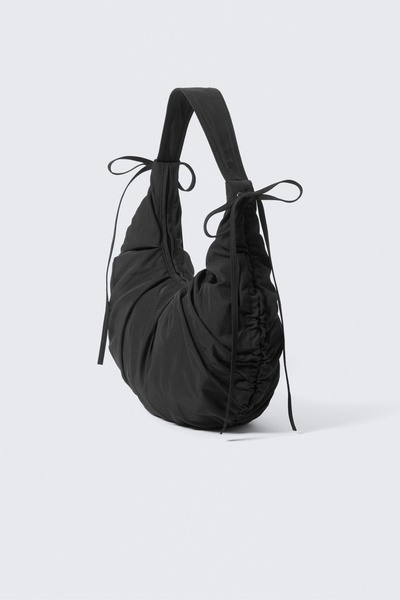 ★ ★ Women's Ruched Shoulder Bag 4K3088G 67U 4K3 Ruched Shoulder Bag | Calvin Klein