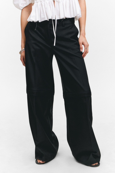 パンツ TODAYFULHighwaist Tuck Trousers 36 TODAYFUL tuck Twill Trousers 36 Black