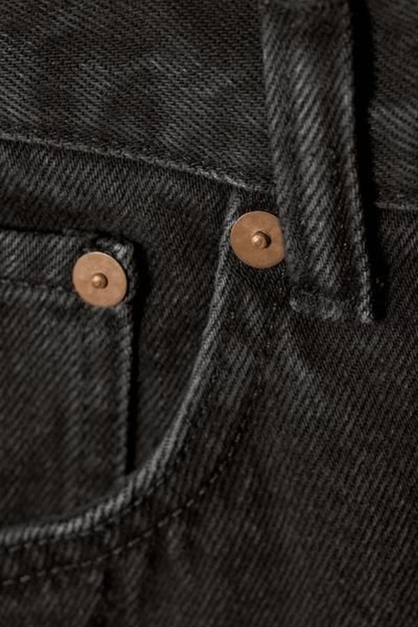 astro loose baggy leg jeans - Tuned Black - Black | Weekday WW