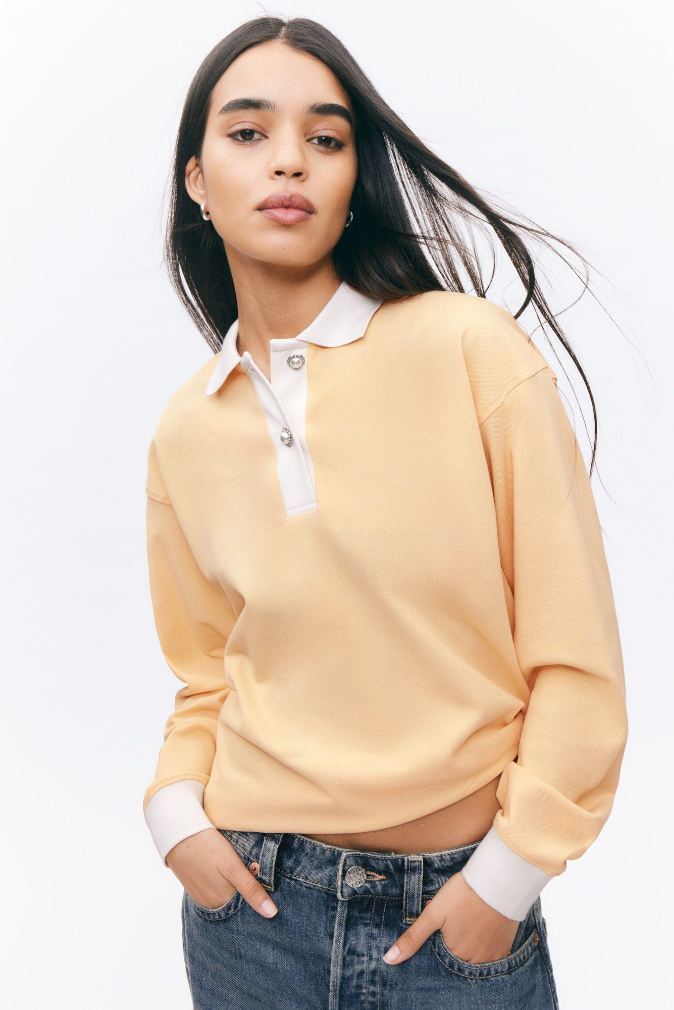 ウェア FreshService L/S RUGBY SHIRT KHAKI FreshService◇L/S RUGBY SHIRT/長袖シャツ/L/コットン/GRN/FSW