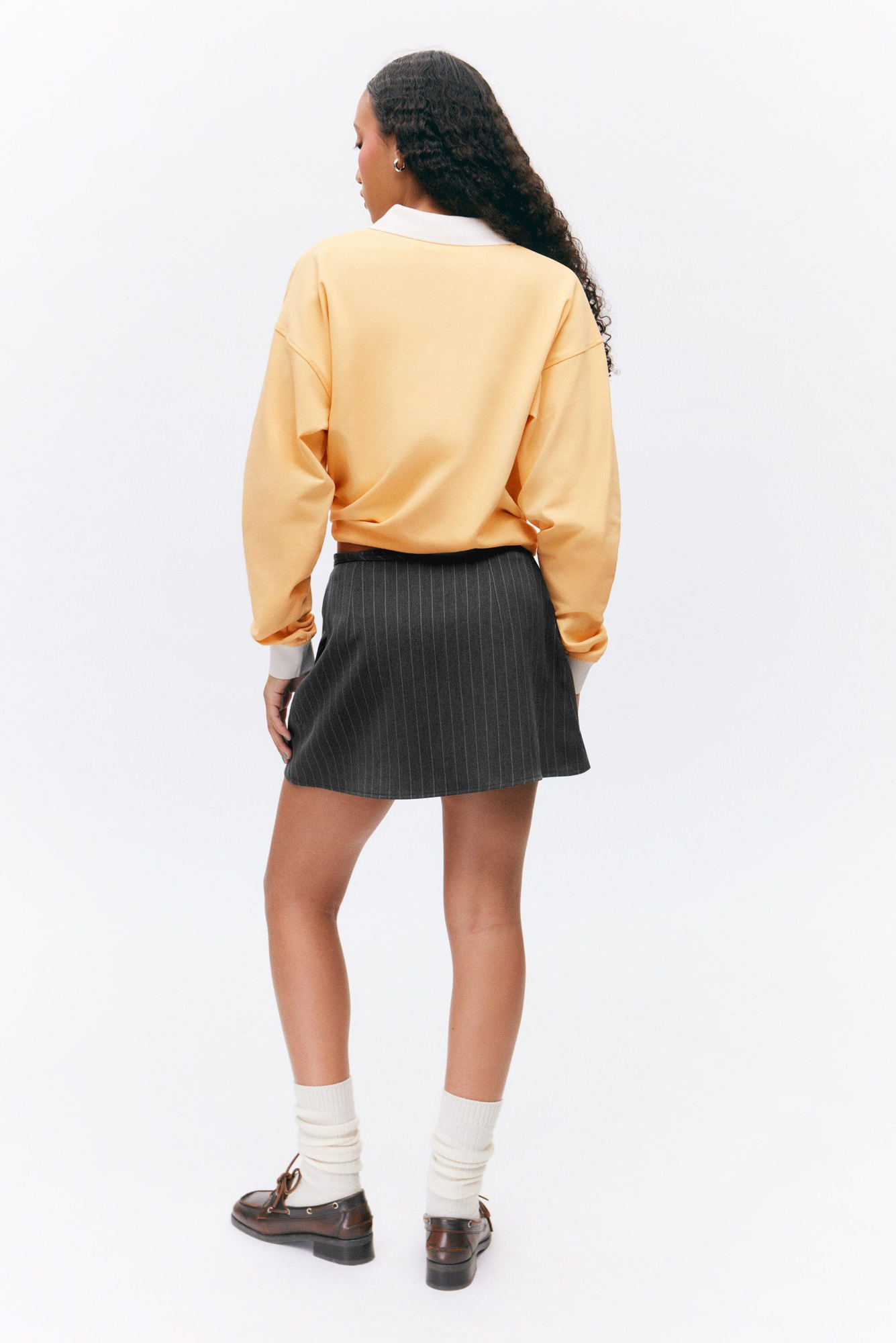 ⭐︎COZY SWEAT WRAP SKIRT CHARCOAL COZY SWEAT WRAP SKIRT MELANGE GREY | coyseio