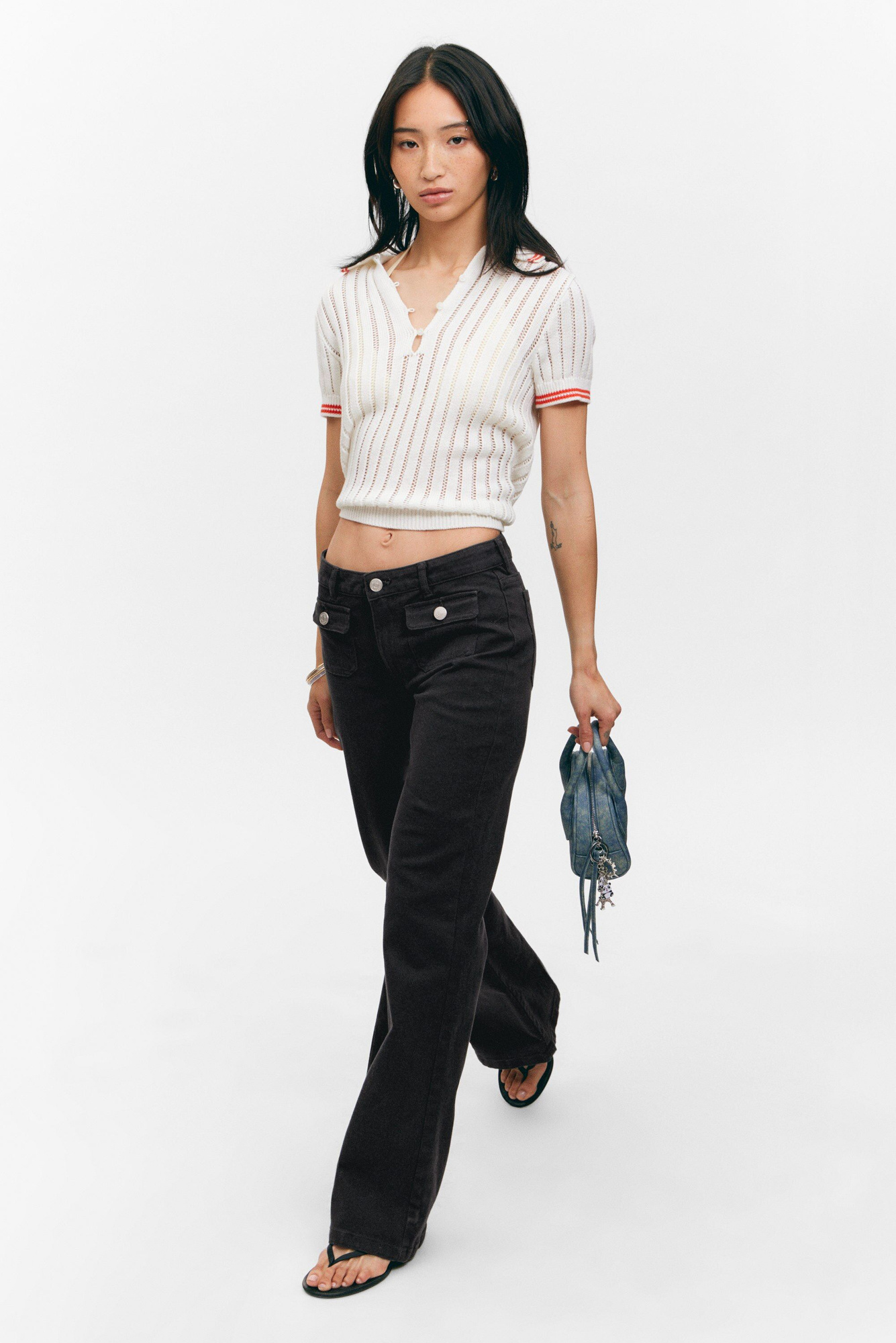 OVY x GHbM BRITISH TWILL TROUSERS Ｌ ブラック OVY x GHbM BRITISH TWILL TROUSERS L ブラック WOOLBARDINE