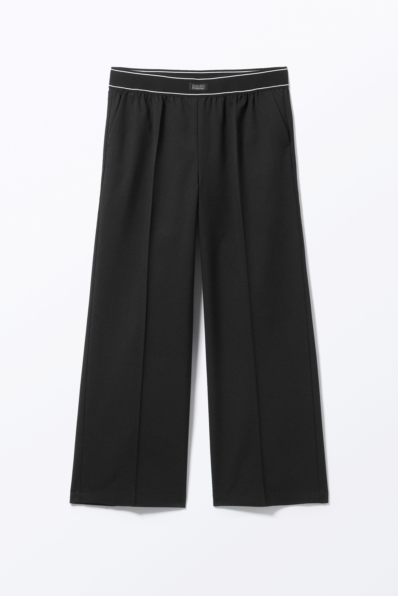 loose elastic suiting trousers - Black | Monki EU