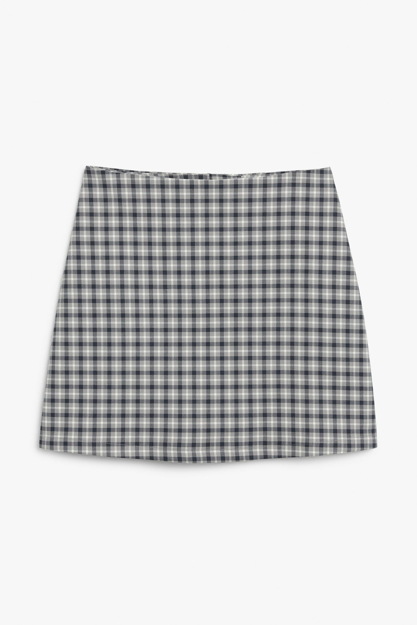 スカート andmary Monica check mini skirt gray ANDMARY】Monica check mini skirt