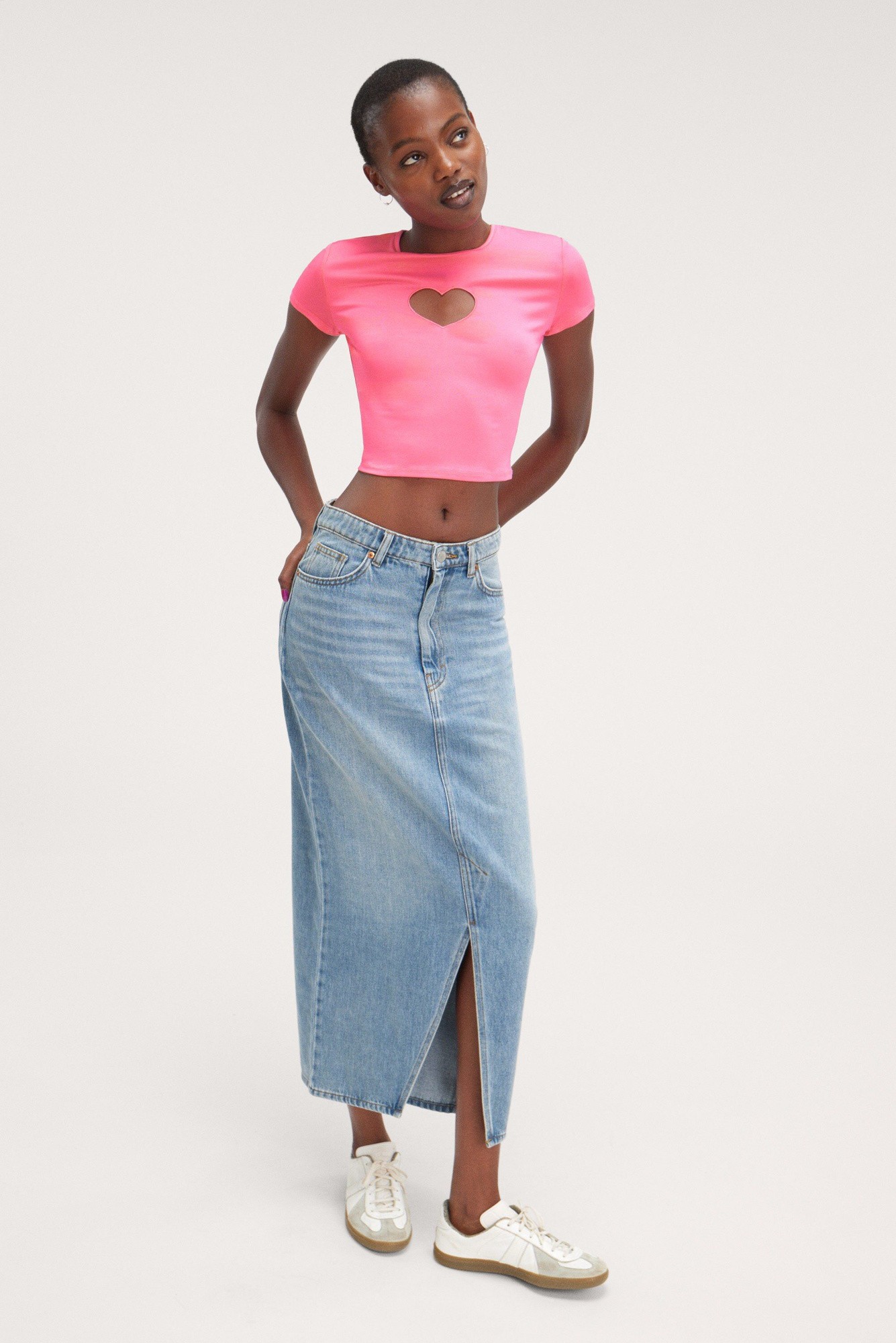 【Anyone more】Diven Black Blue Denim Skirt Dakota Denim Skirt - Broken Black – Universal Standard