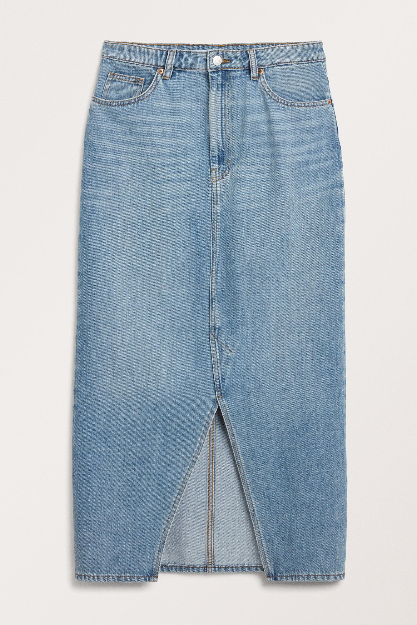 【Anyone more】Diven Black Blue Denim Skirt Buy Dark Blue Denim Maxi Skirt from Next Luxembourg