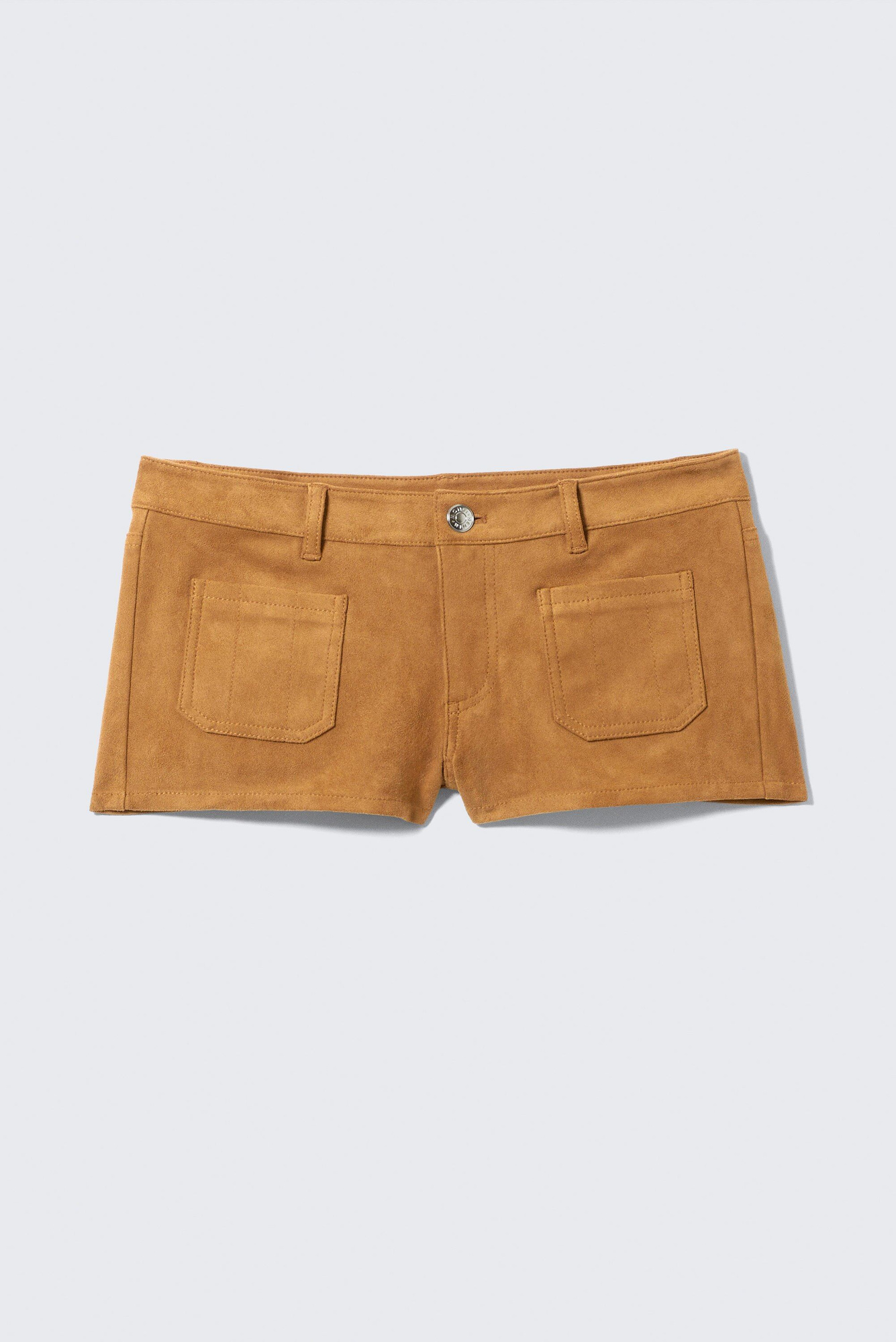 【EEUN】Suede Low Shorts NWOT We The Free Women's XS Straight On Suede Shorts Brown