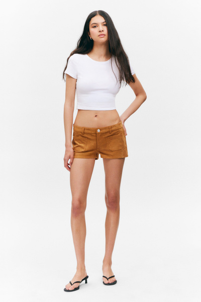 【EEUN】Suede Low Shorts 5720_9bab261713_68c81a8cf458b7