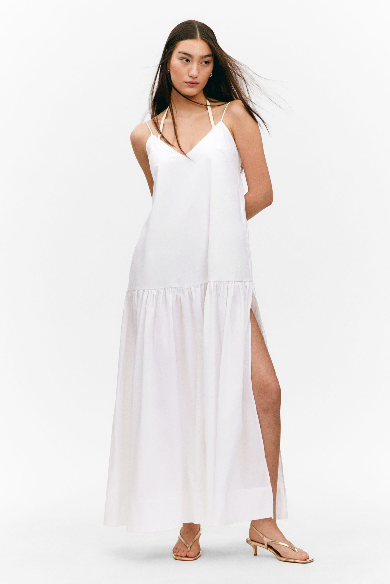【韓国ブランド】MONOHA：Lightweight cotton tiered maxidress Amazon.com: MASCOMODA Women Maxi Dress 2025 Fall Long Sleeve