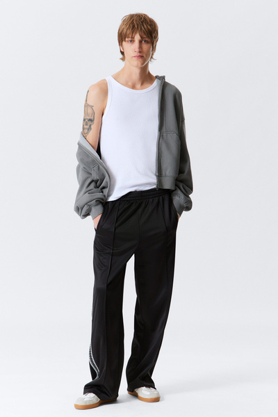 [GLOWNY] 247 CONTRAST TRACKSUIT PANTS★新作・25SS★韓国★ MUSINSA公式 | GLOWNY 247 CONTRAST TRACKSUIT PANTS (BLACK)