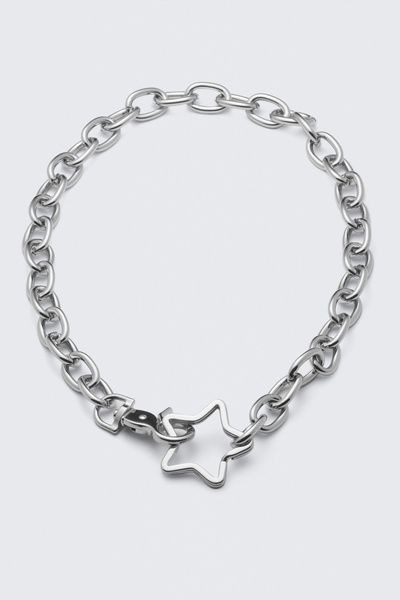 metal link wallet chain - Silver | Weekday WW