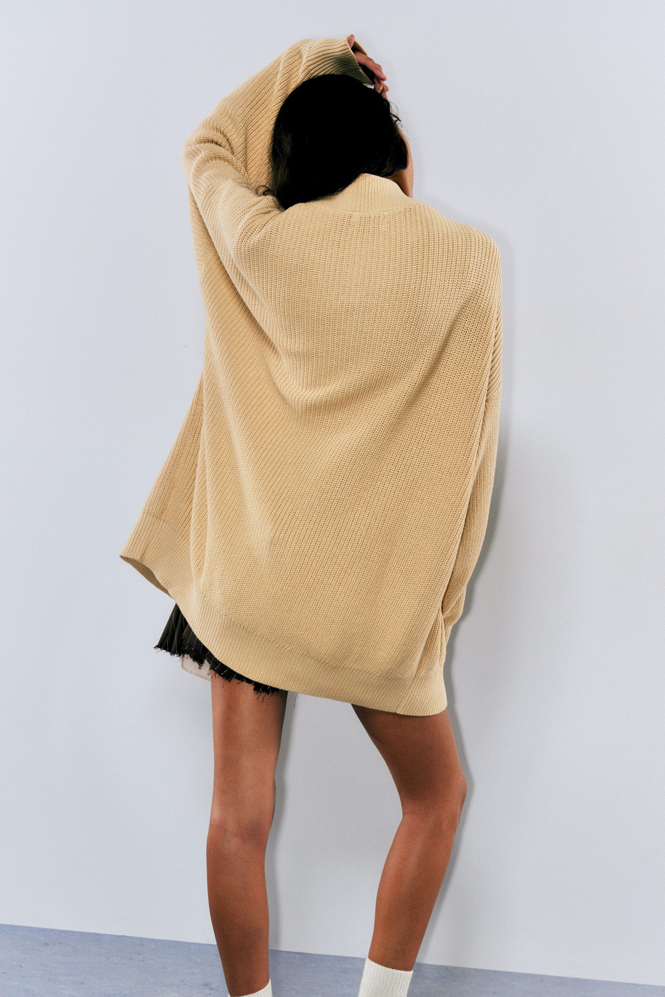 【map.】COTTON V NECK CARDIGAN / BEIGE Buy Gap Beige V-Neck Pocket Cardigan from the Next UK online