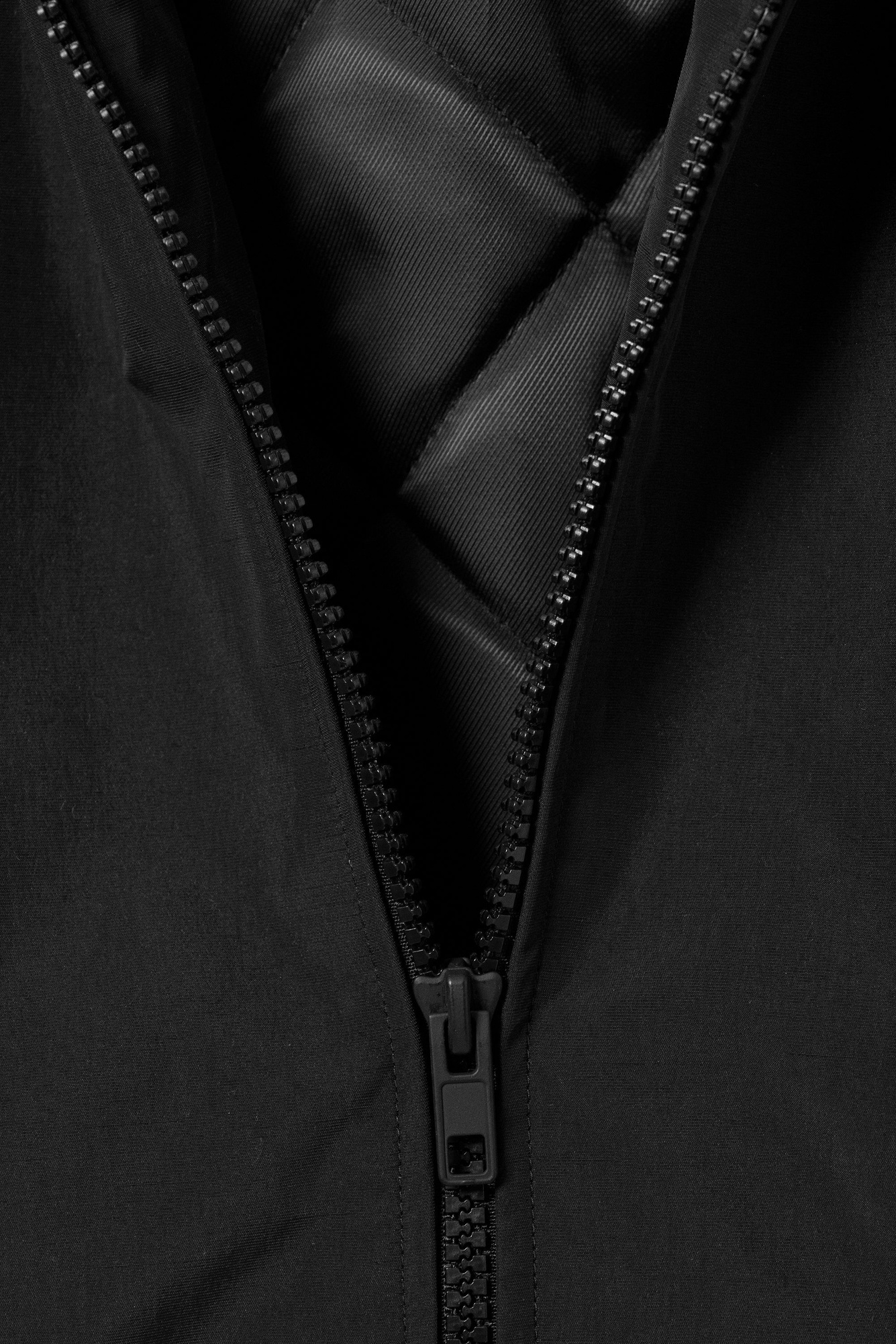 sporty padded colour-block jacket - Black - Colour Block | Weekday EU