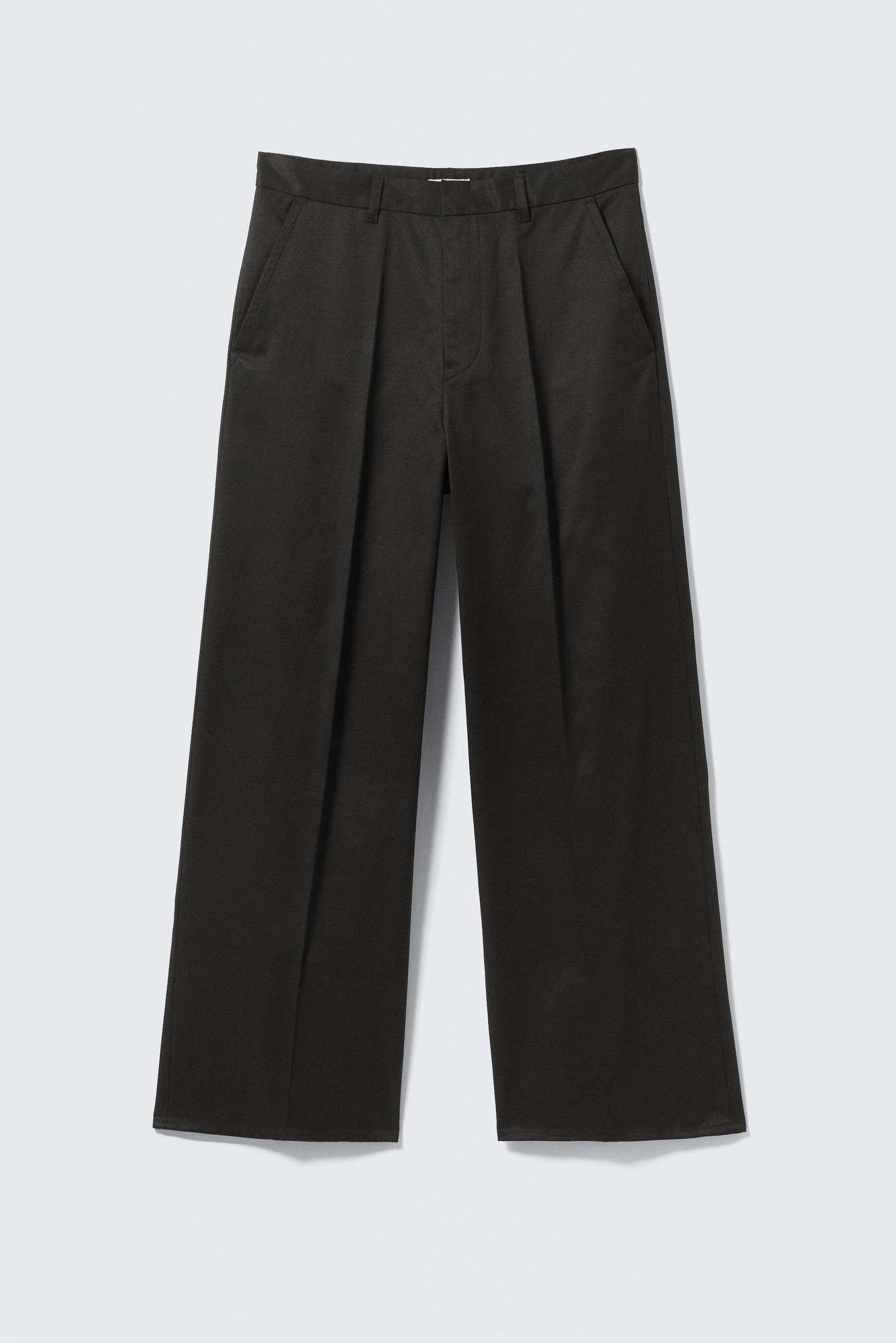 emil oversized chino trousers - Black | Weekday GB