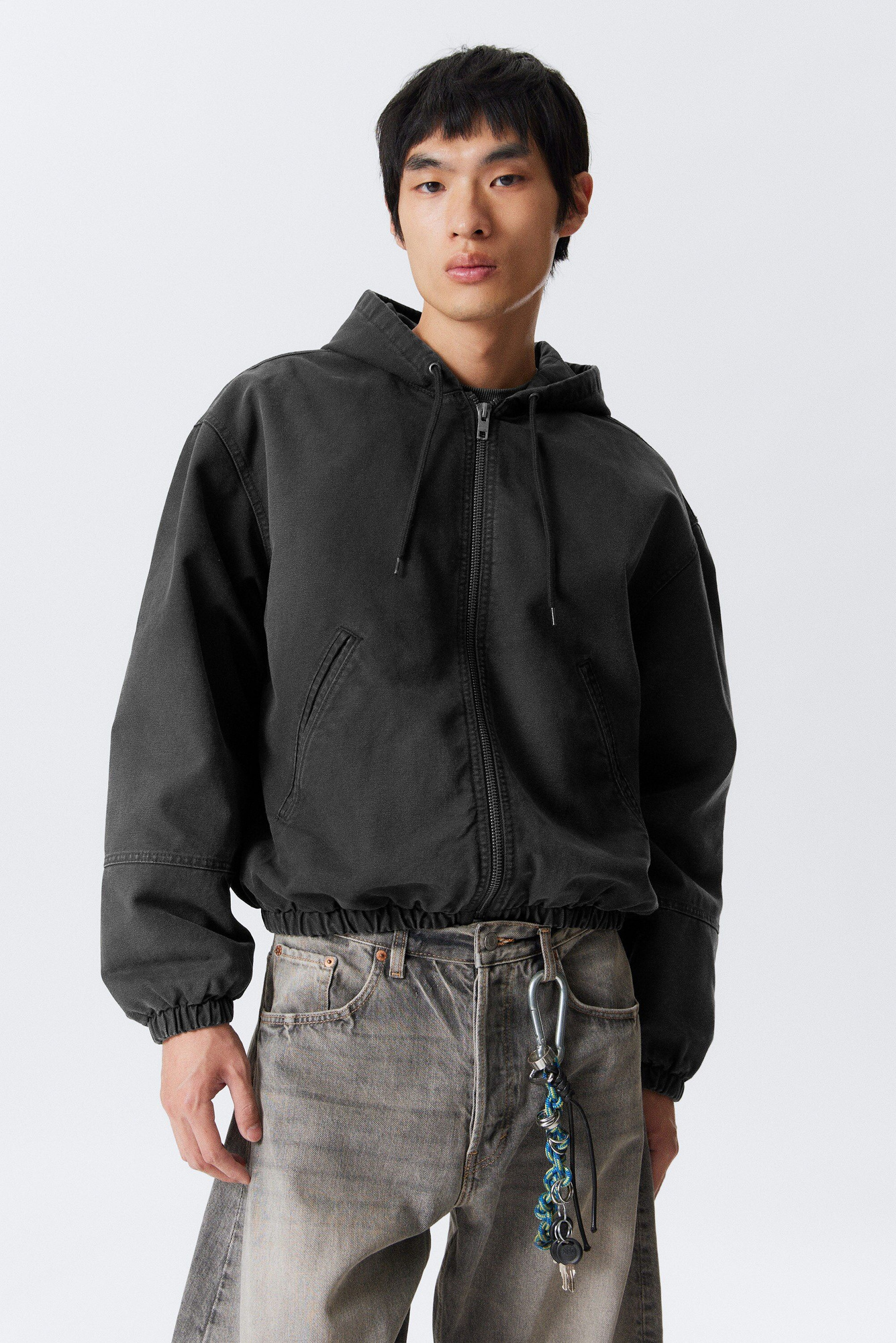 PEOPLESTYLE Hooded Bomber Jacket 中綿ジャケット PeopleStyle 中綿ジャケットフライトジャケット PeopleStyle