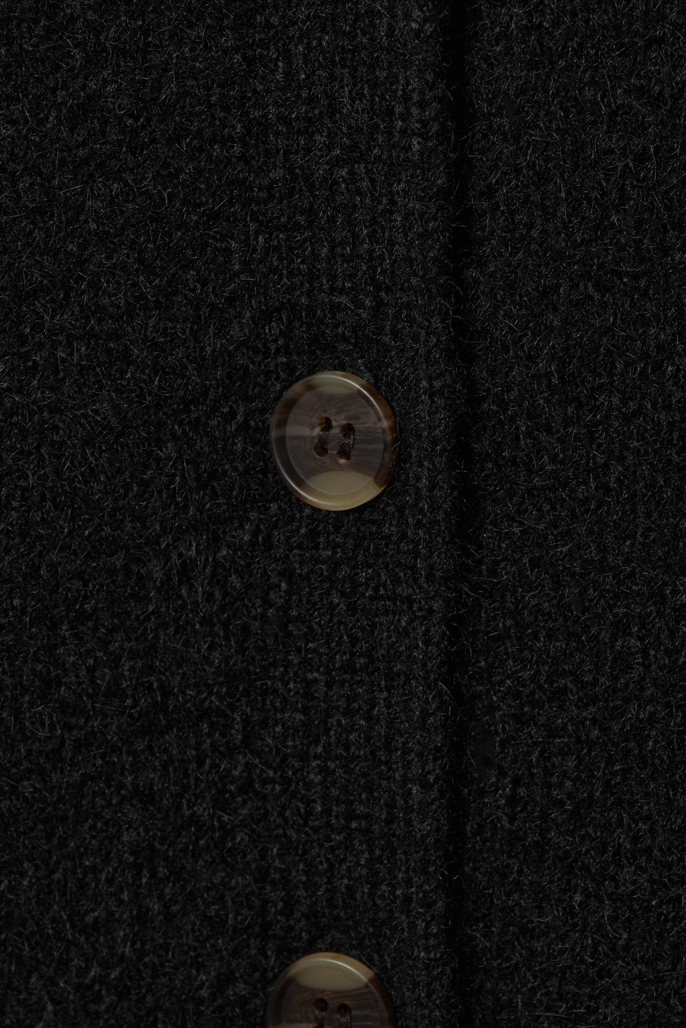 トップス Aveline Knit Gilet / black EYES ZIP THRU KNIT CARDIGAN – P.A.M. (Perks And Mini)