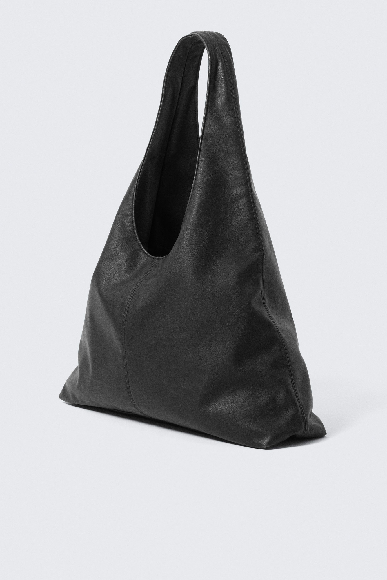 バッグ FULRA hand bag soho black leather y2k LEATHER FLAP BAG - Black | ZARA Canada